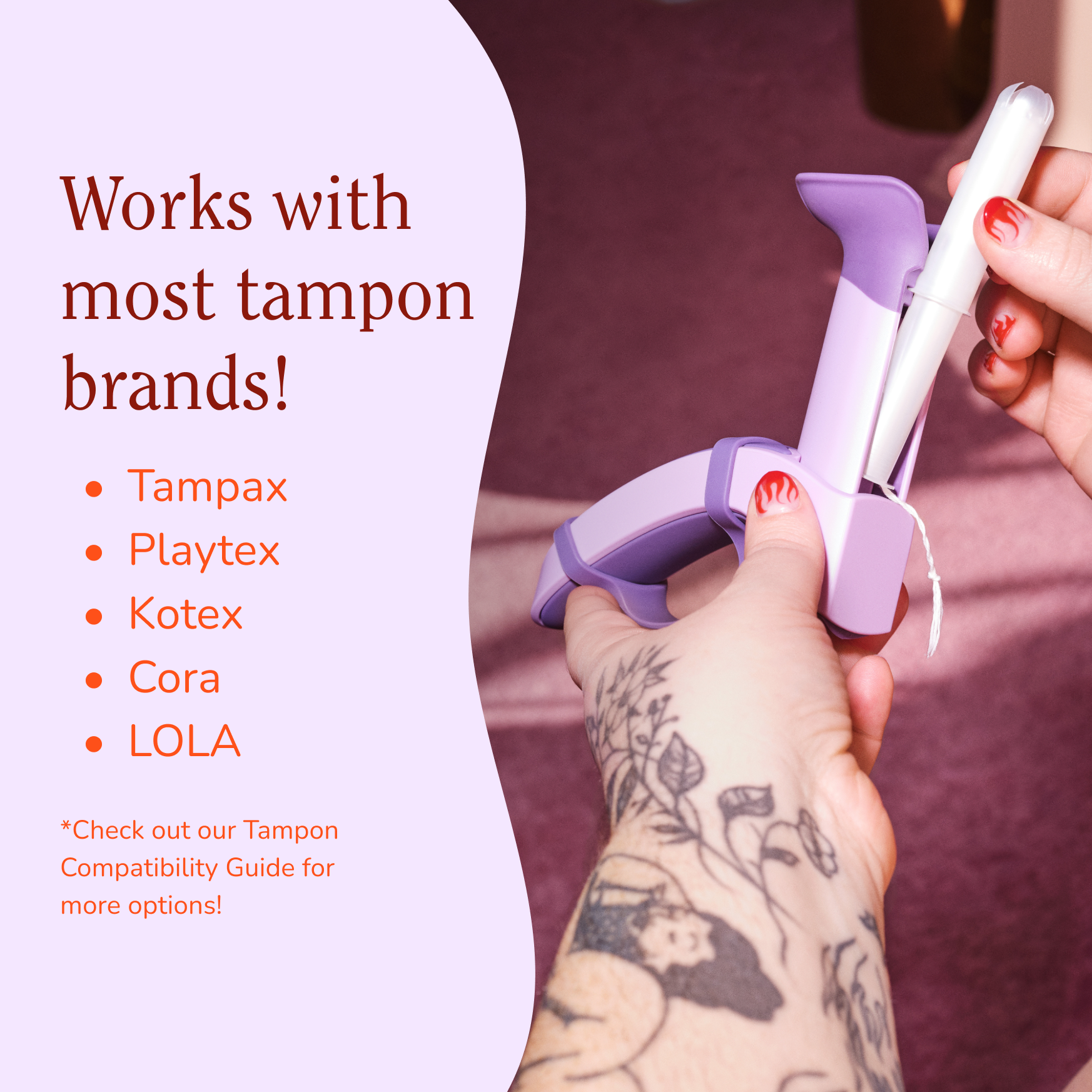 TINA | Tampon Insertion Accessory