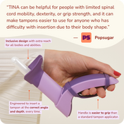 TINA | Tampon Insertion Aid